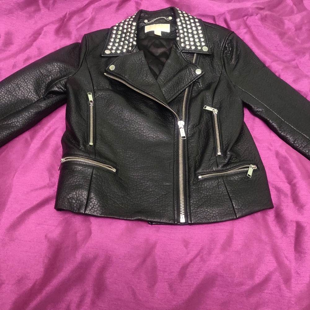 Michael Kors leather jacket 🧥